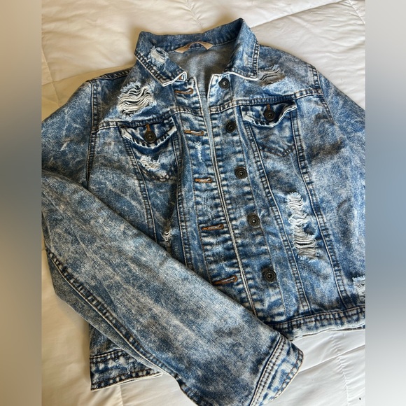 Highway Jeans Acid Wash Jacket S - Picture 2 of 9